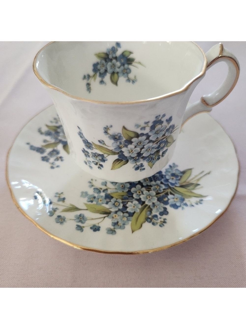 Vtg Oakley Bone China Tea cup and Saucer